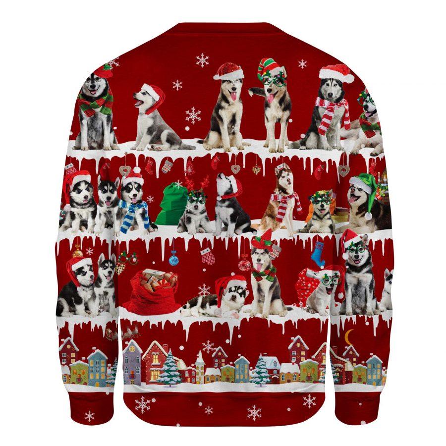 Husky - Snow Christmas - Premium Sweatshirt