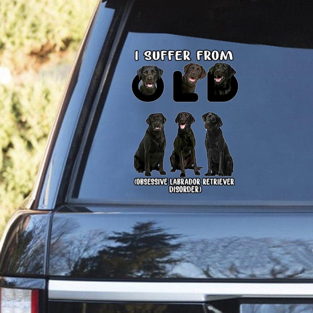 I Suffer From Black Labrador Retriever Decal