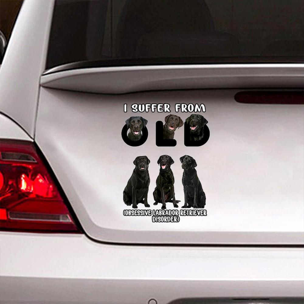 I Suffer From Black Labrador Retriever Decal