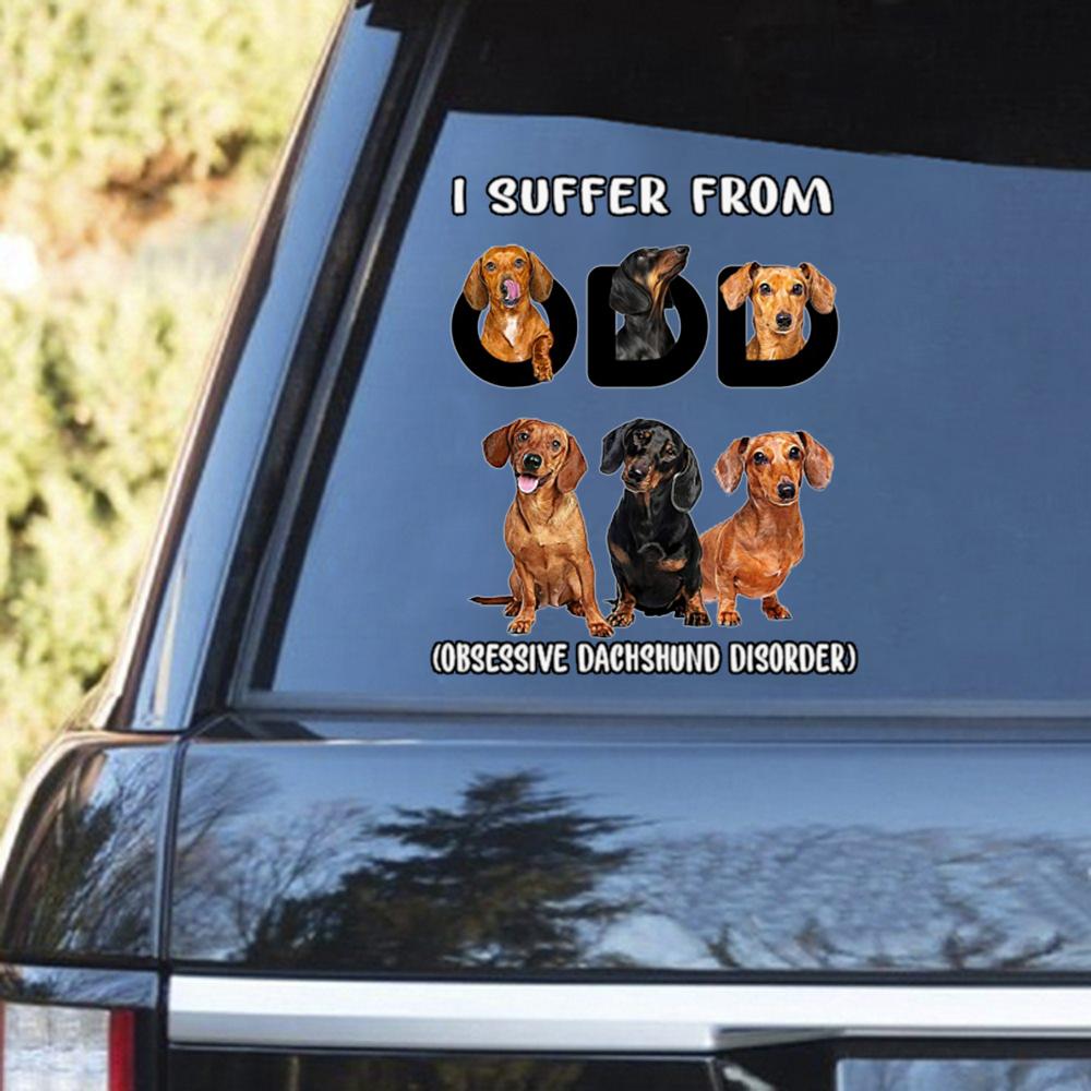 I Suffer From Dachshund Decal