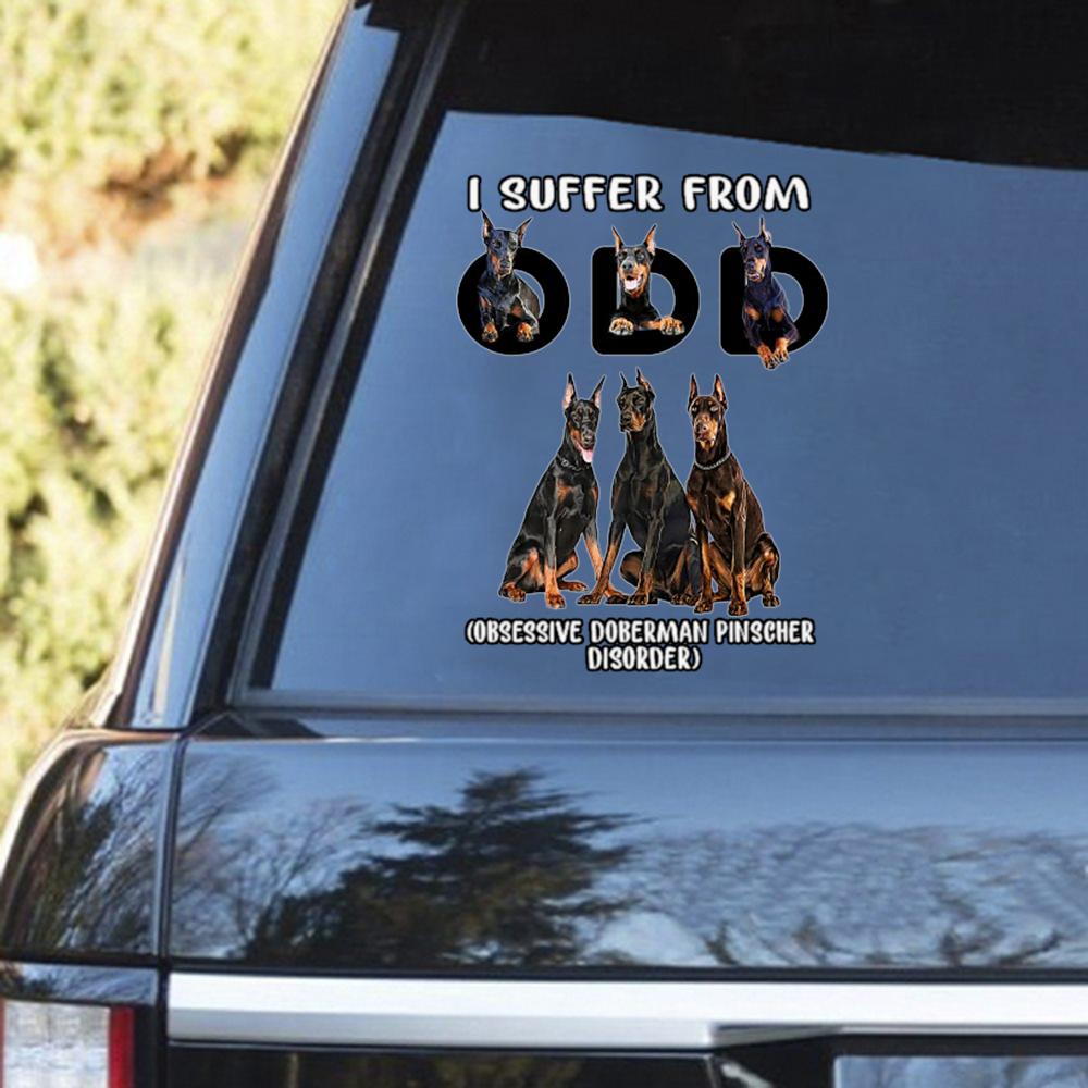I Suffer From Doberman Pinscher Decal