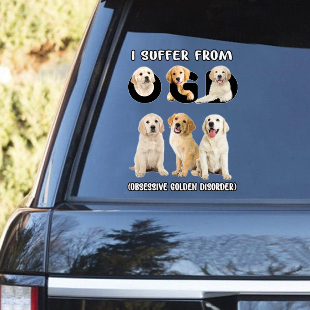 I Suffer From Golden Retriever2 Decal