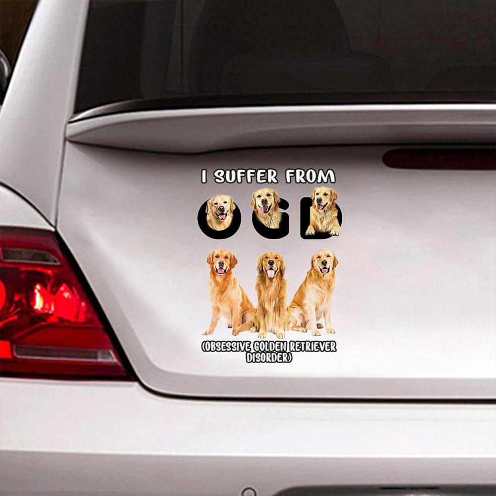 I Suffer From Golden Retriever Decal