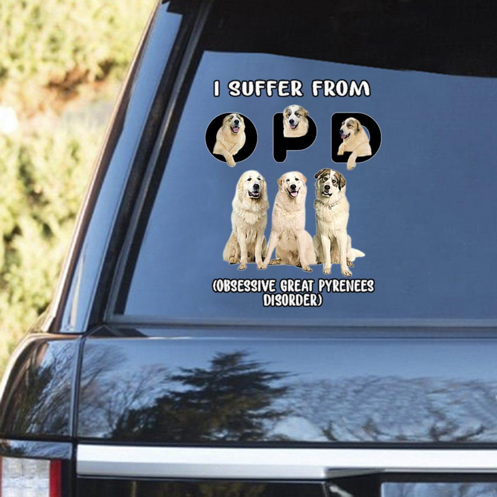 I Suffer From Great Pyrenees Decal