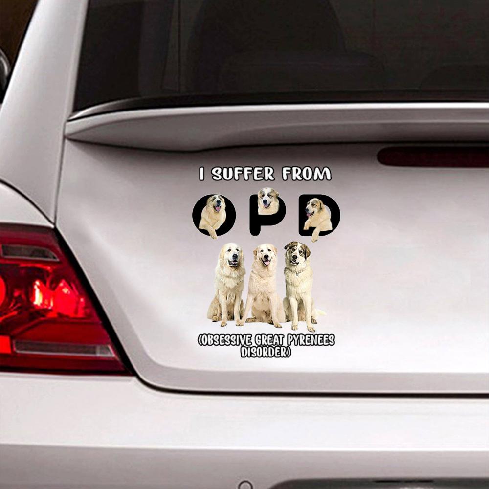 I Suffer From Great Pyrenees Decal