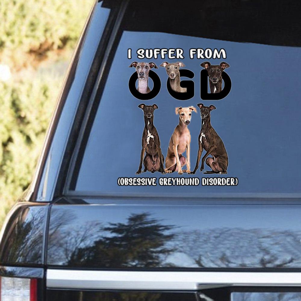 I Suffer From Greyhound Decal
