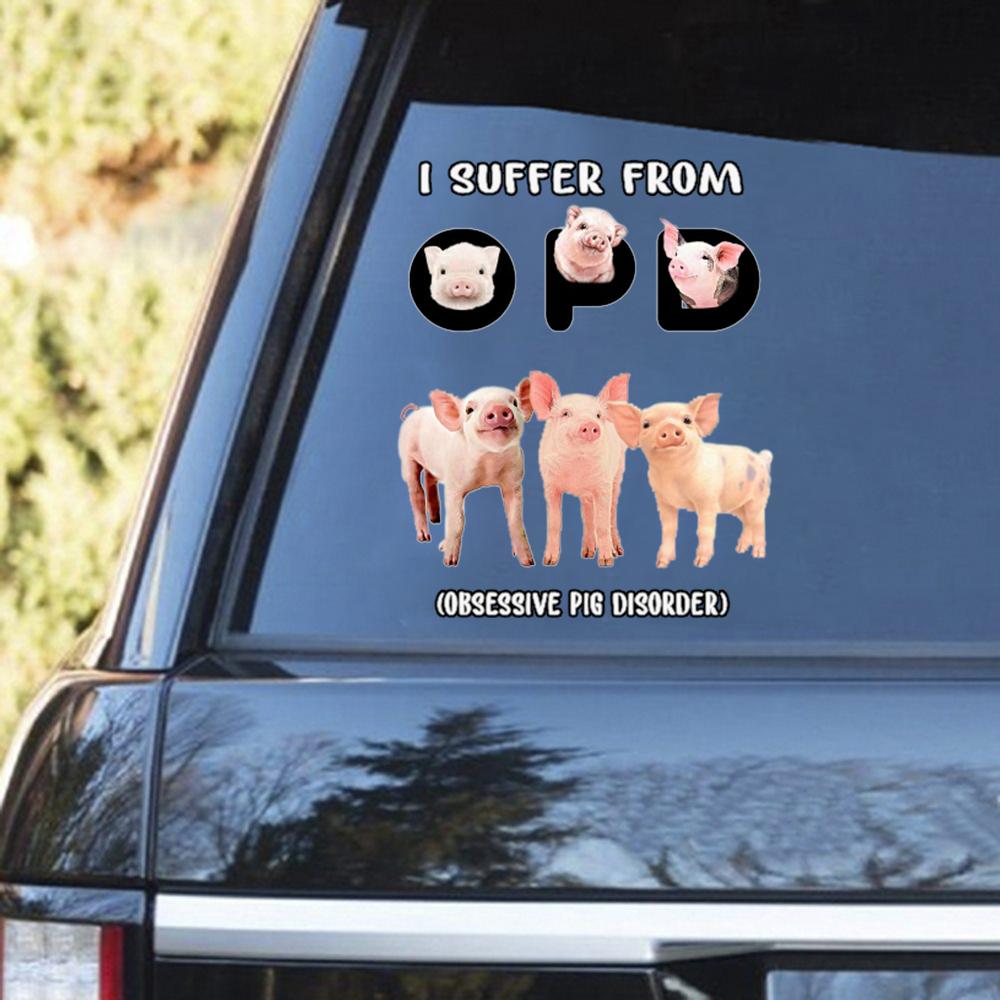 I Suffer From Pig  Decal