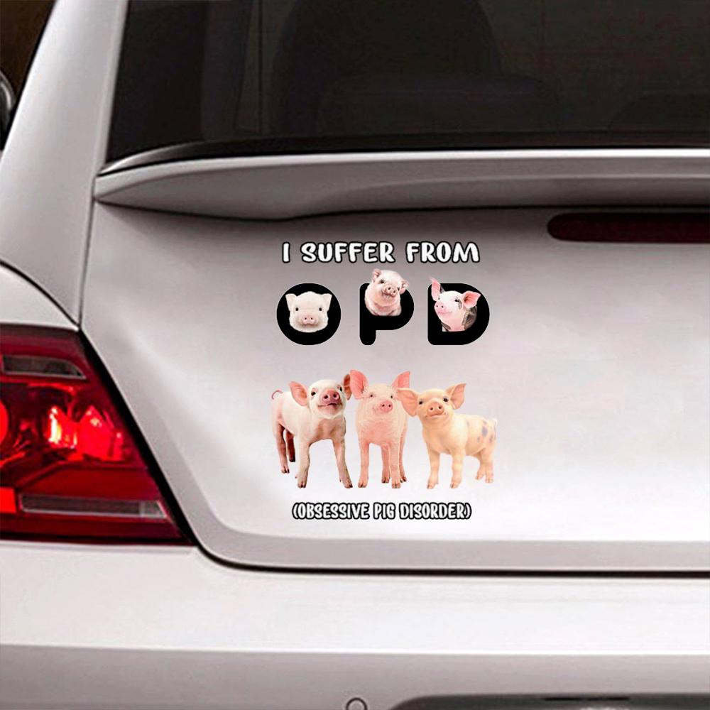 I Suffer From Pig  Decal