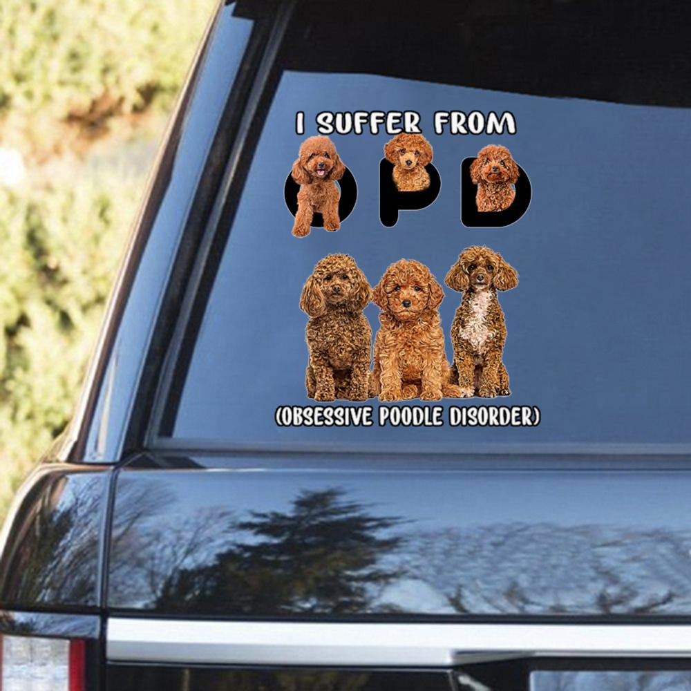 I Suffer From Poodle Decal