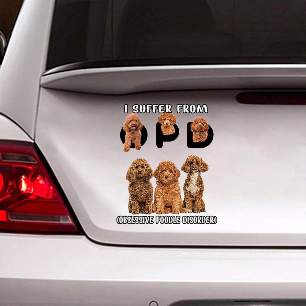 I Suffer From Poodle Decal