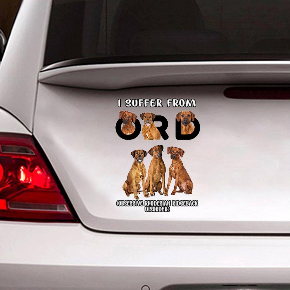 I Suffer From Rhodesian Ridgeback Decal