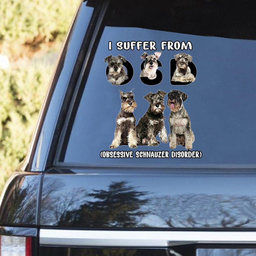 I Suffer From Schnauzer Decal