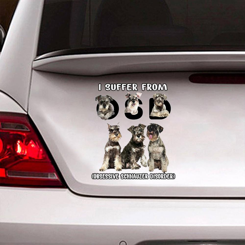 I Suffer From Schnauzer Decal
