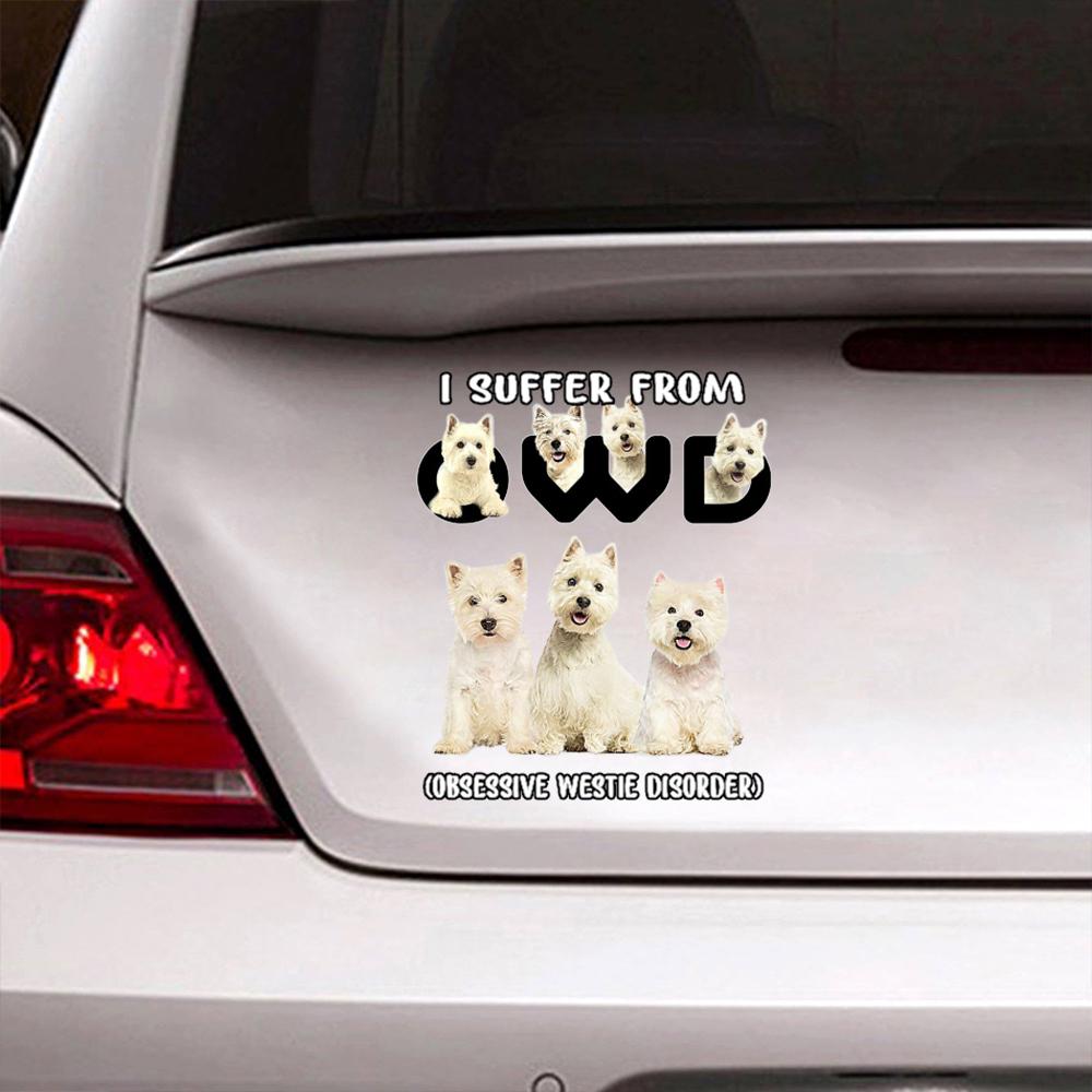 I Suffer From Westie Decal