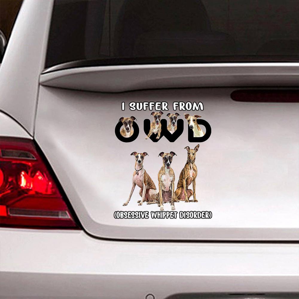 I Suffer From Whippet Decal