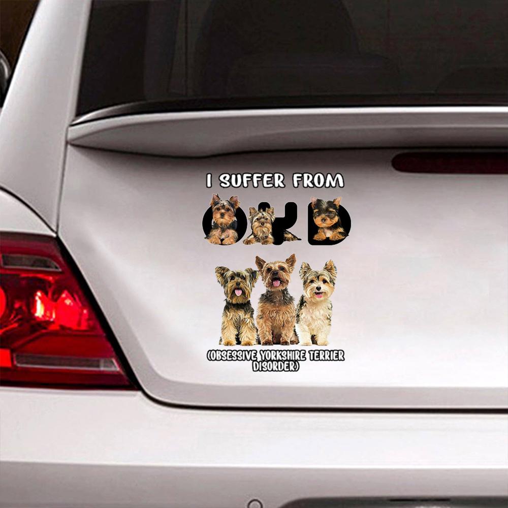 I Suffer From Yorkshire Terrier Decal