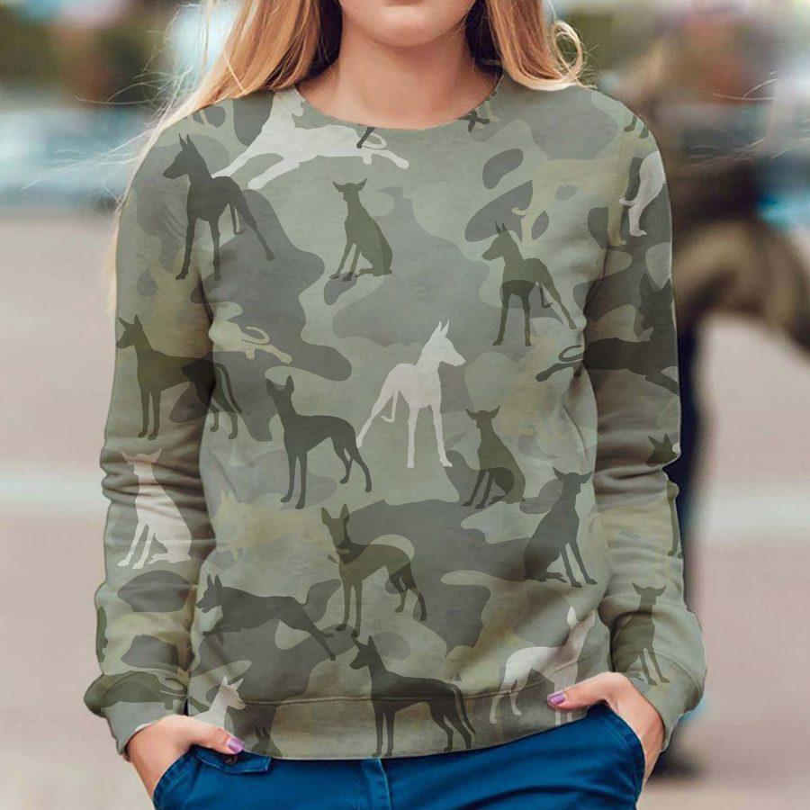 Ibizan Hound - Camo - Premium Sweatshirt