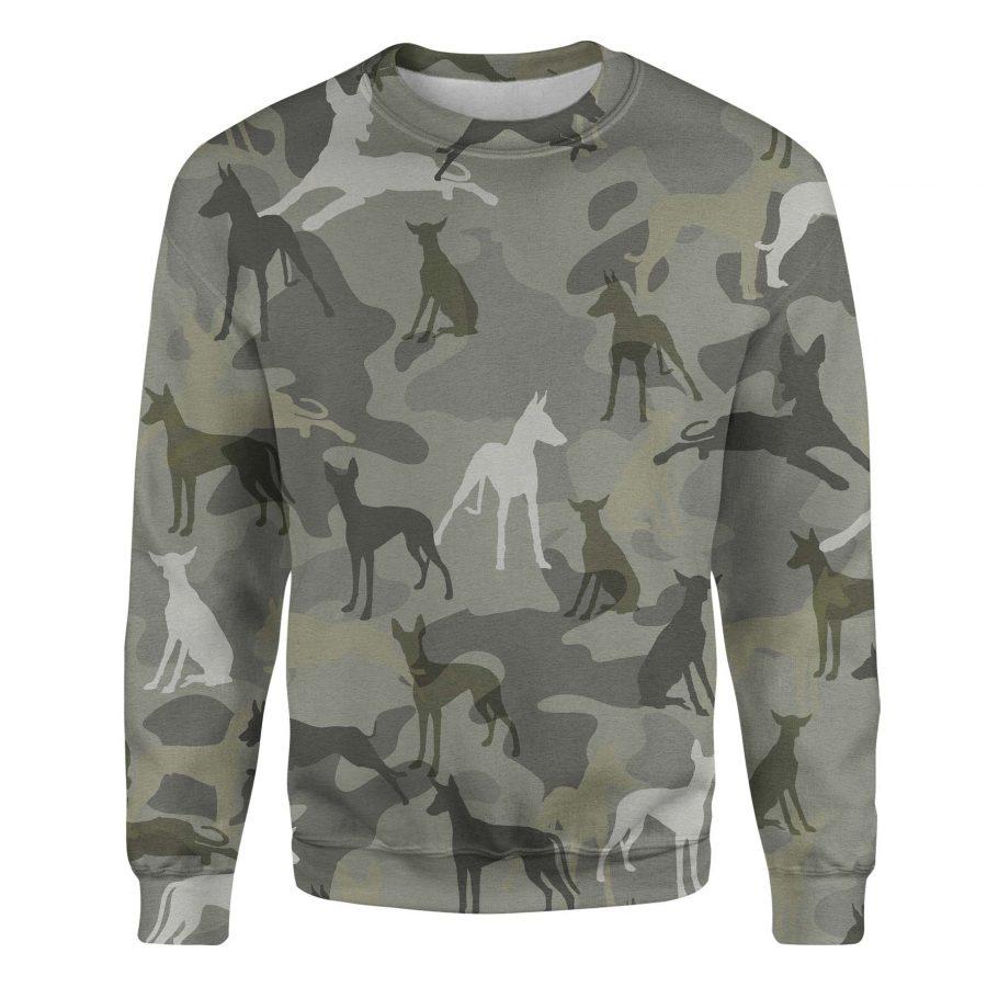 Ibizan Hound - Camo - Premium Sweatshirt
