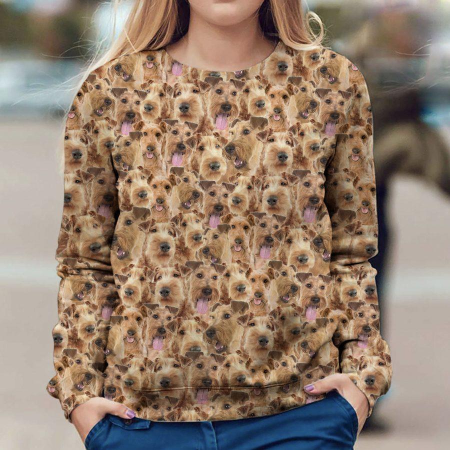Irish Terrier - Full Face - Premium Sweatshirt