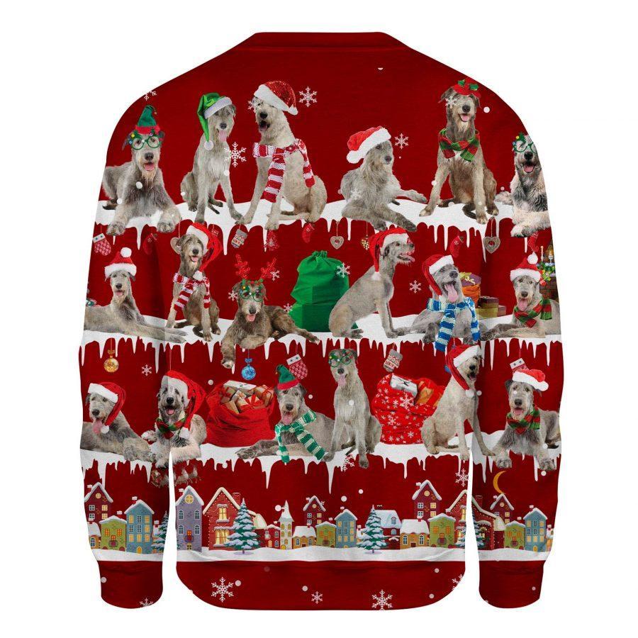 Irish Wolfhound - Snow Christmas - Premium Sweatshirt