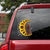 Irish Water Spaniel-Sunflower Be Kind Car Sticker
