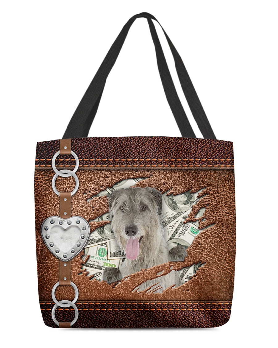 Irish Wolfhound-Let Me Go Out -Cloth Tote Bag