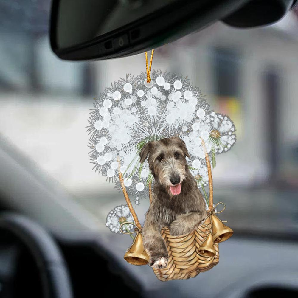 Irish Wolfhound-Dandelion-Two Sided Ornament