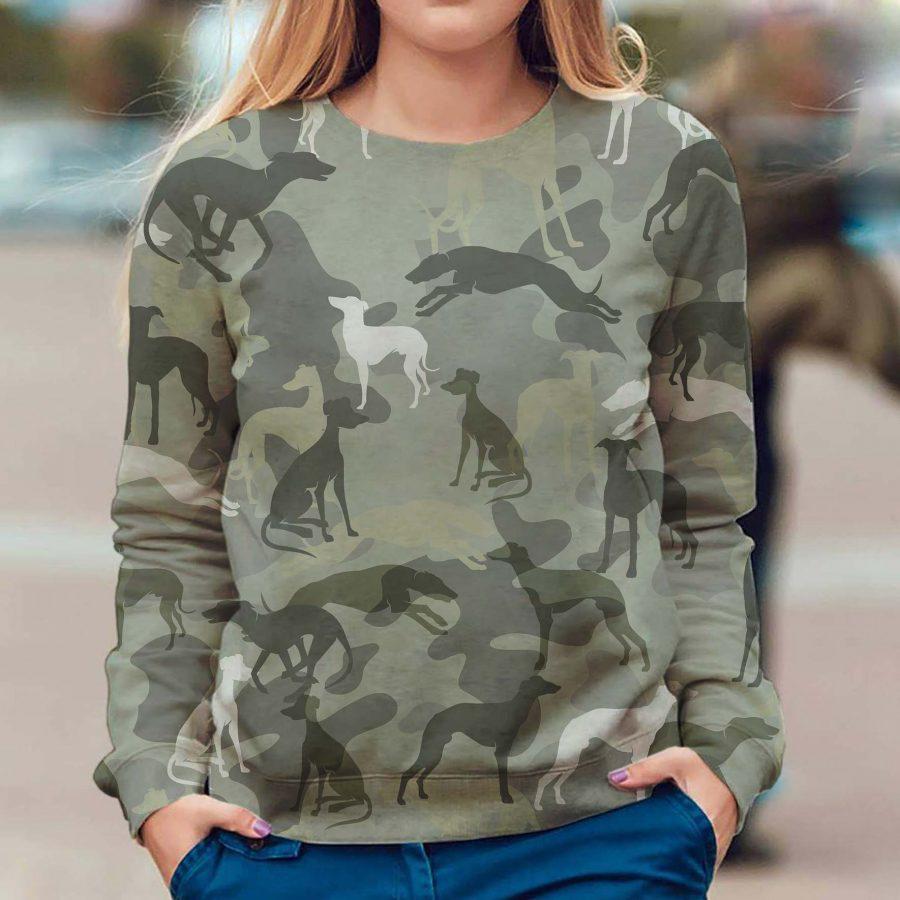 Italian Greyhound - Camo - Premium Sweatshirt