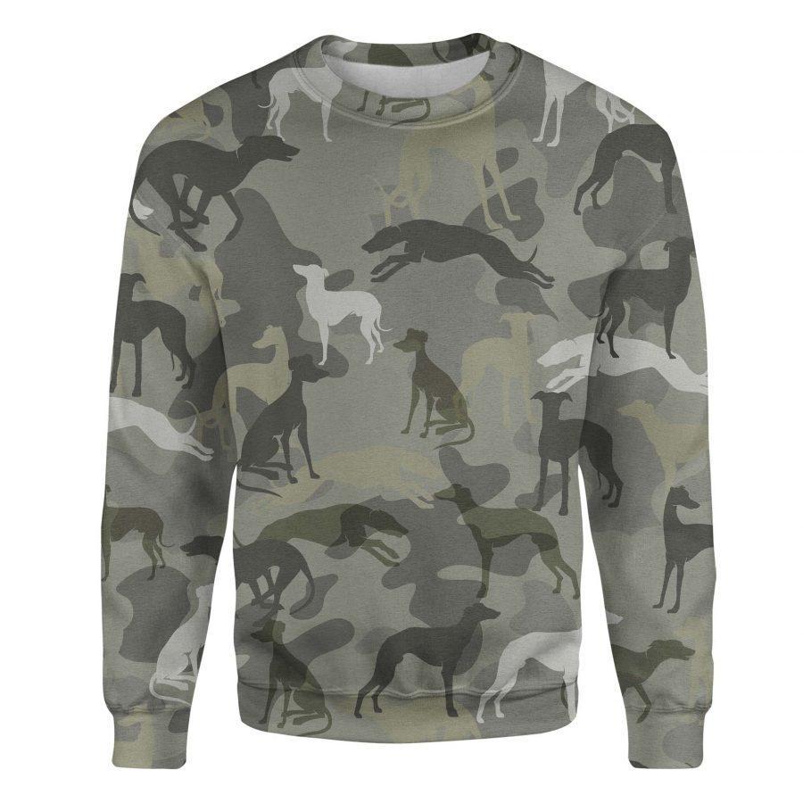 Italian Greyhound - Camo - Premium Sweatshirt