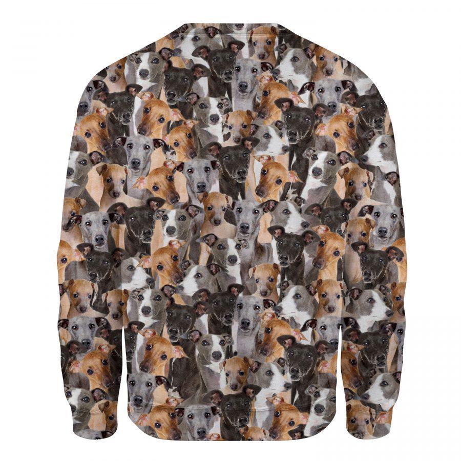 Italian Greyhound - Full Face - Premium Sweatshirt