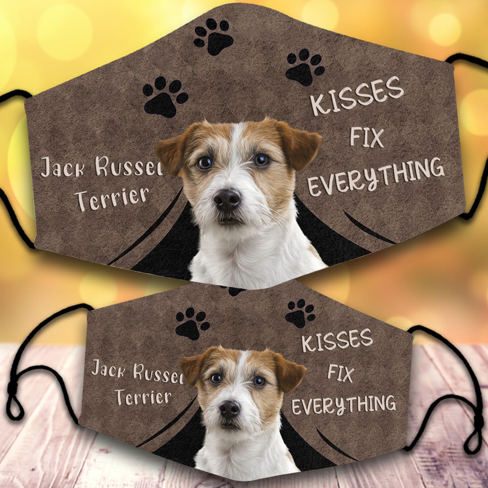 Jack Russel Terrier-Kisses Fix Everything-Veil