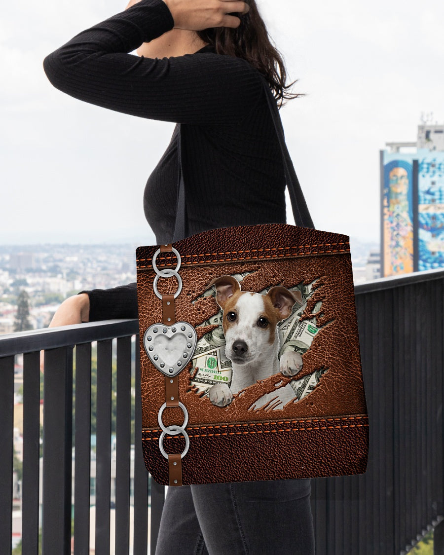 Jack Russell Terrier-Let Me Go Out -Cloth Tote Bag