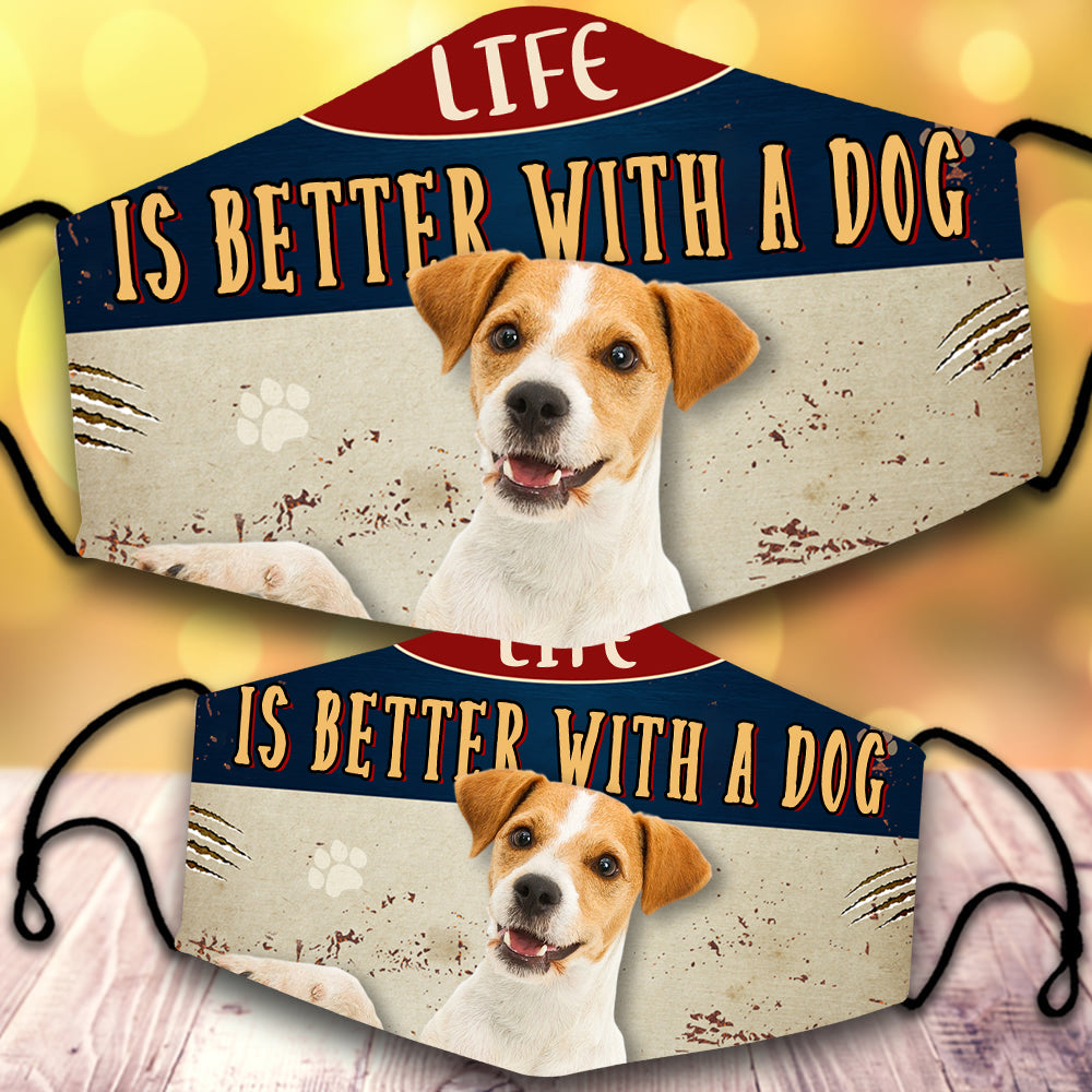 Jack Russell Terrier 1-Life Is Better With A Dog-Veil