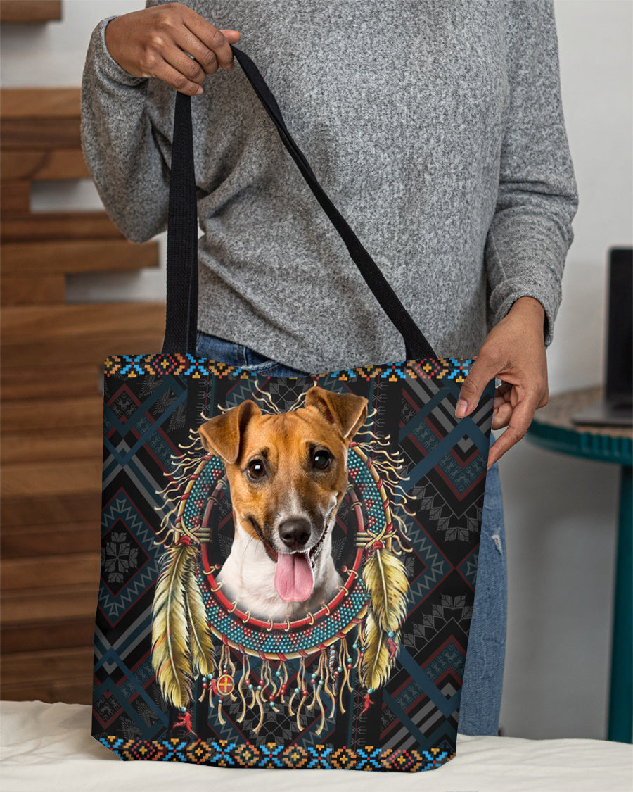 Jack Russell Terrier  In Dreamcatcher Cloth Tote Bag