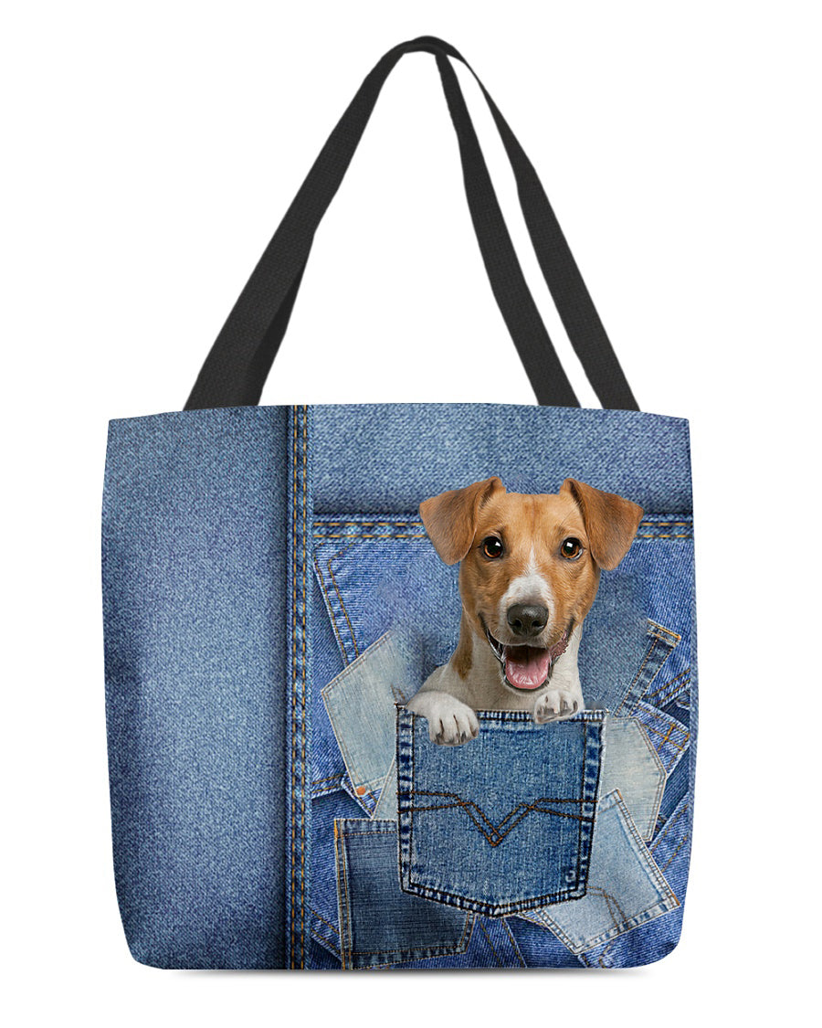 Jack russell terrier-in pocket2-Cloth Tote Bag