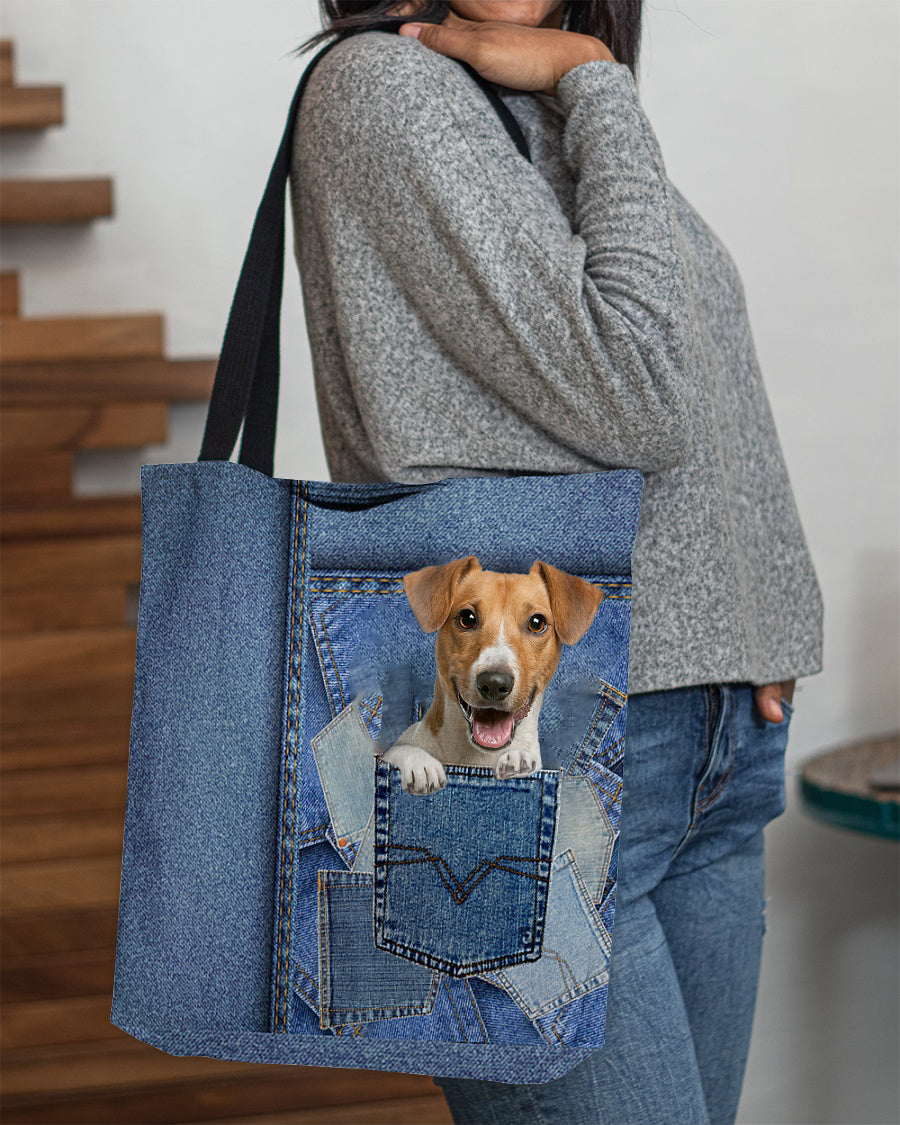 Jack russell terrier-in pocket2-Cloth Tote Bag