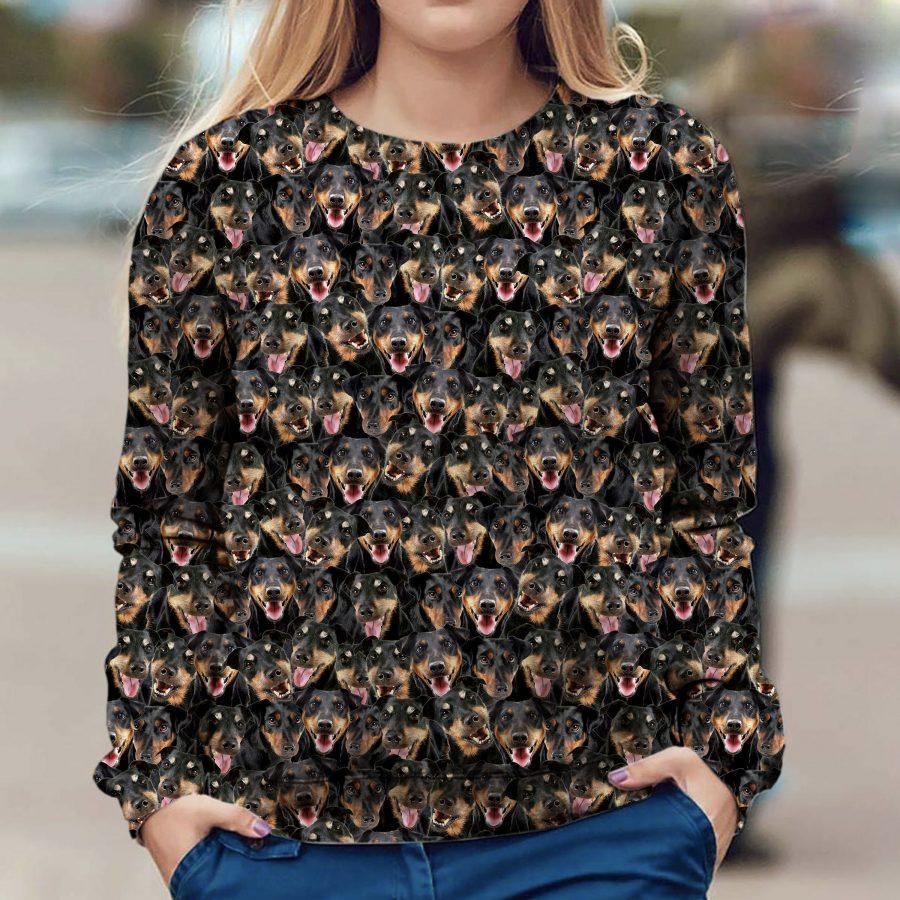 Jagdterrier - Full Face - Premium Sweatshirt