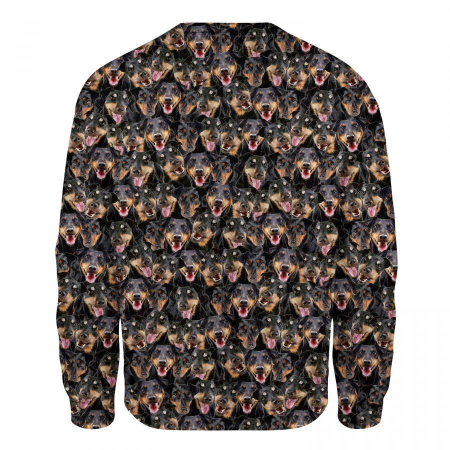 Jagdterrier - Full Face - Premium Sweatshirt