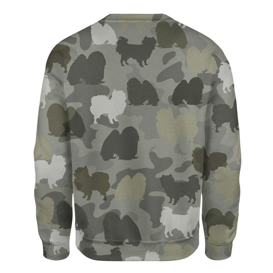Japanese Chin - Camo - Premium Sweatshirt