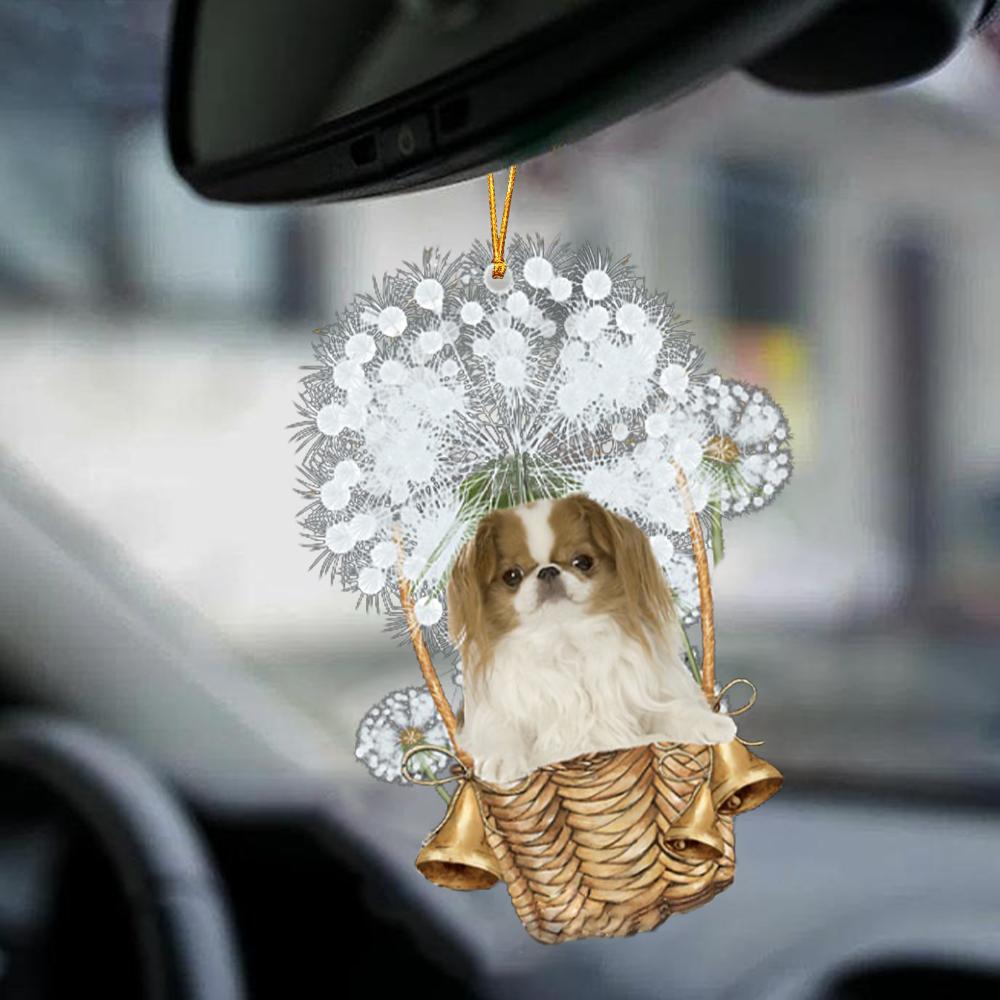 Japanese Chin-Dandelion-Two Sided Ornament