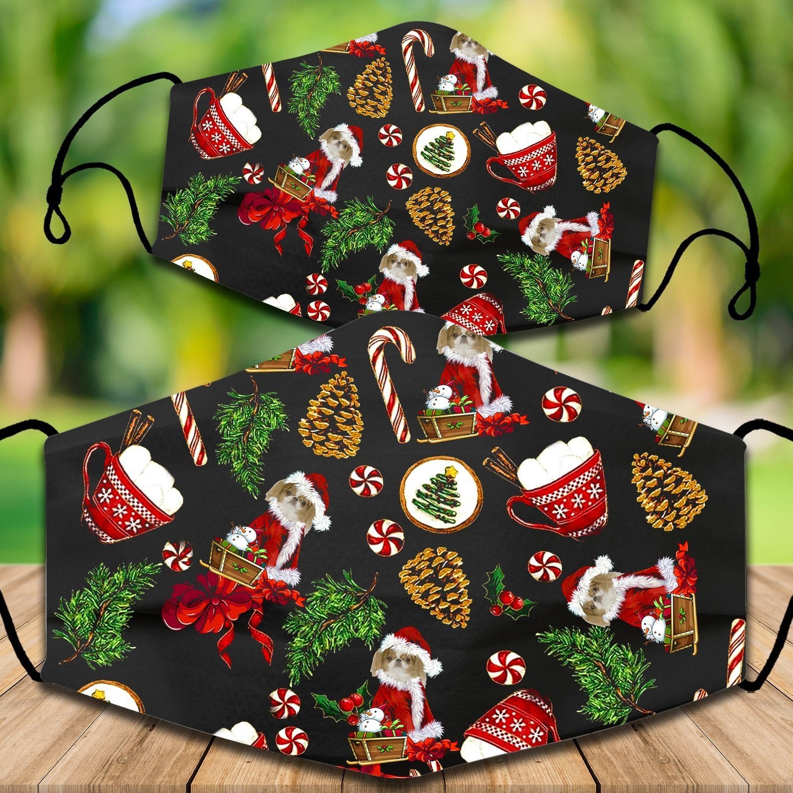 Japanese Chin Christmas Veil