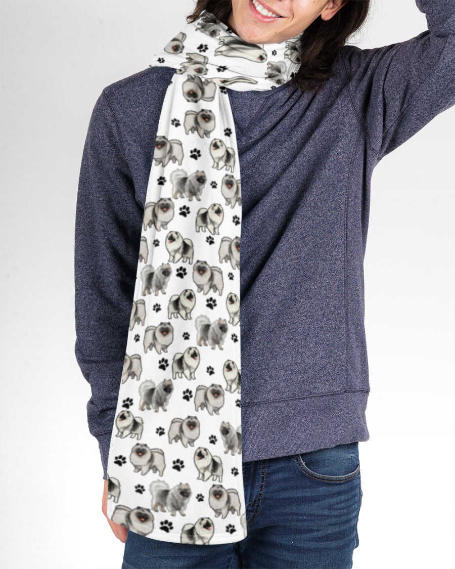Keeshond-Paw Dog Scarf