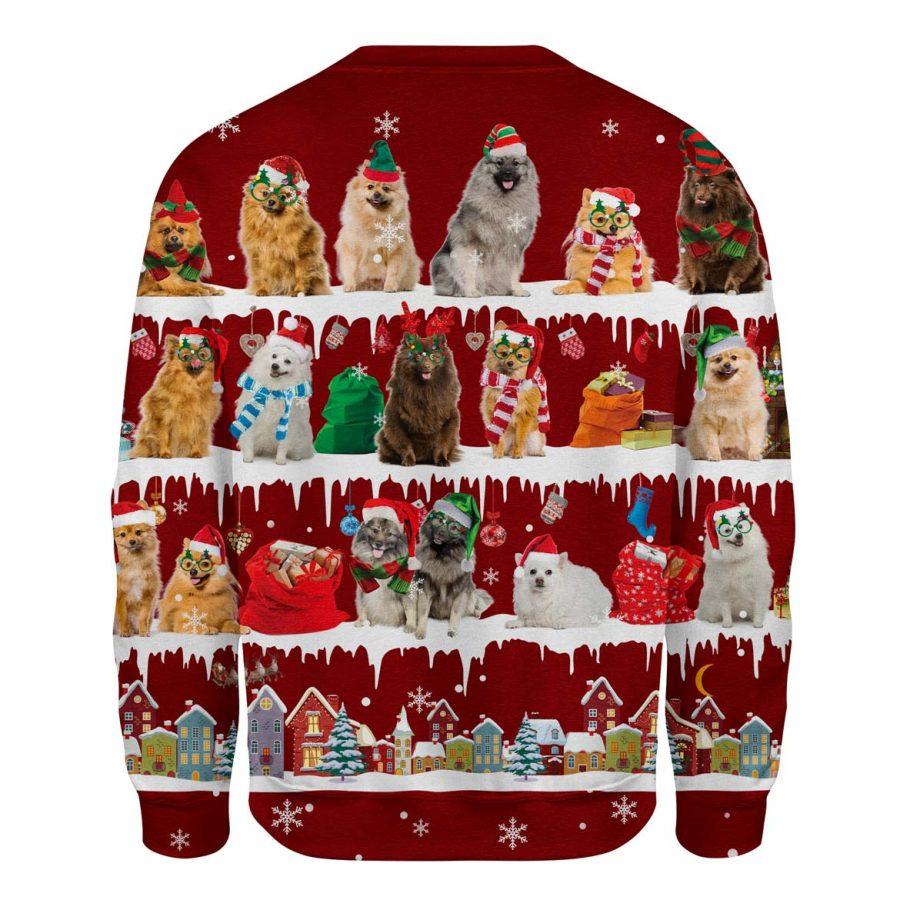Keeshond - Snow Christmas - Premium Sweatshirt