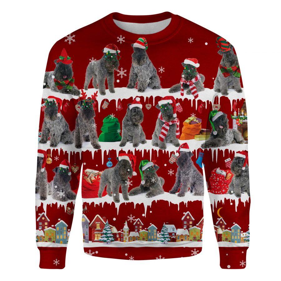 Kerry Blue Terrier - Snow Christmas - Premium Sweatshirt