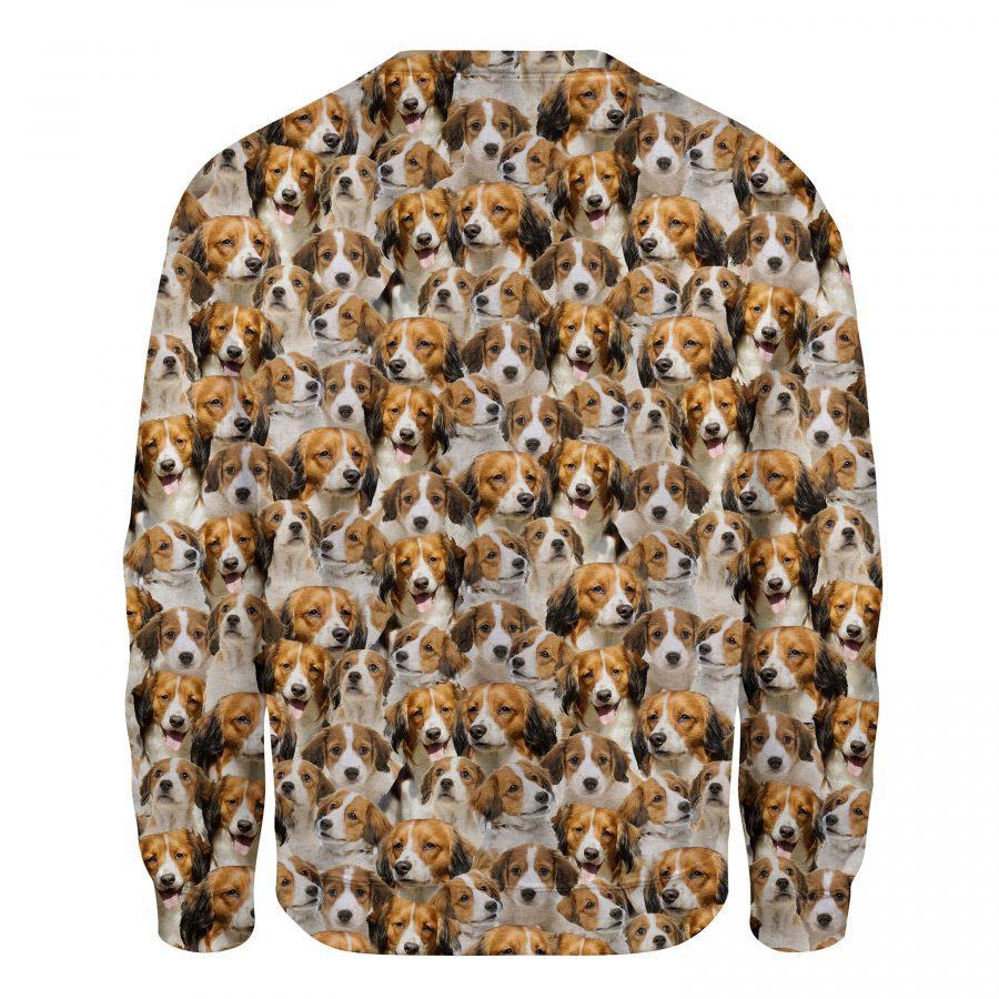 Kooikerhondje - Full Face - Premium Sweatshirt