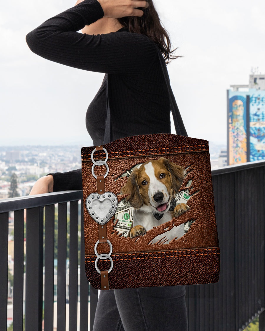 Kooikerhondje-Let Me Go Out -Cloth Tote Bag