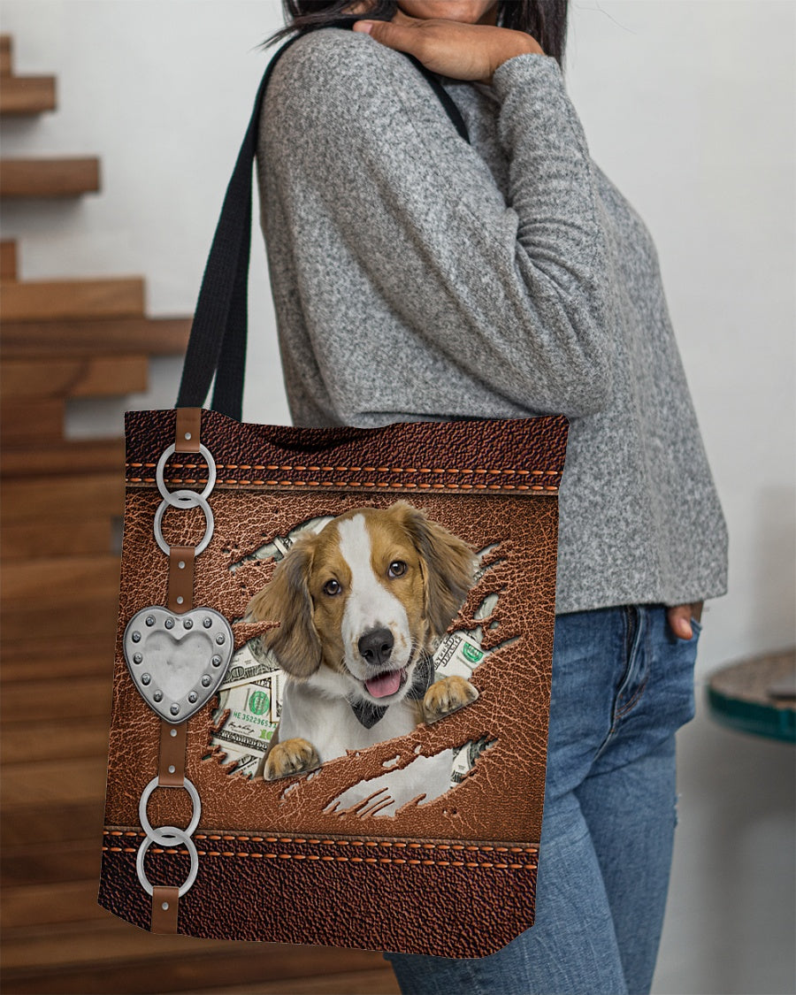 Kooikerhondje-Let Me Go Out -Cloth Tote Bag