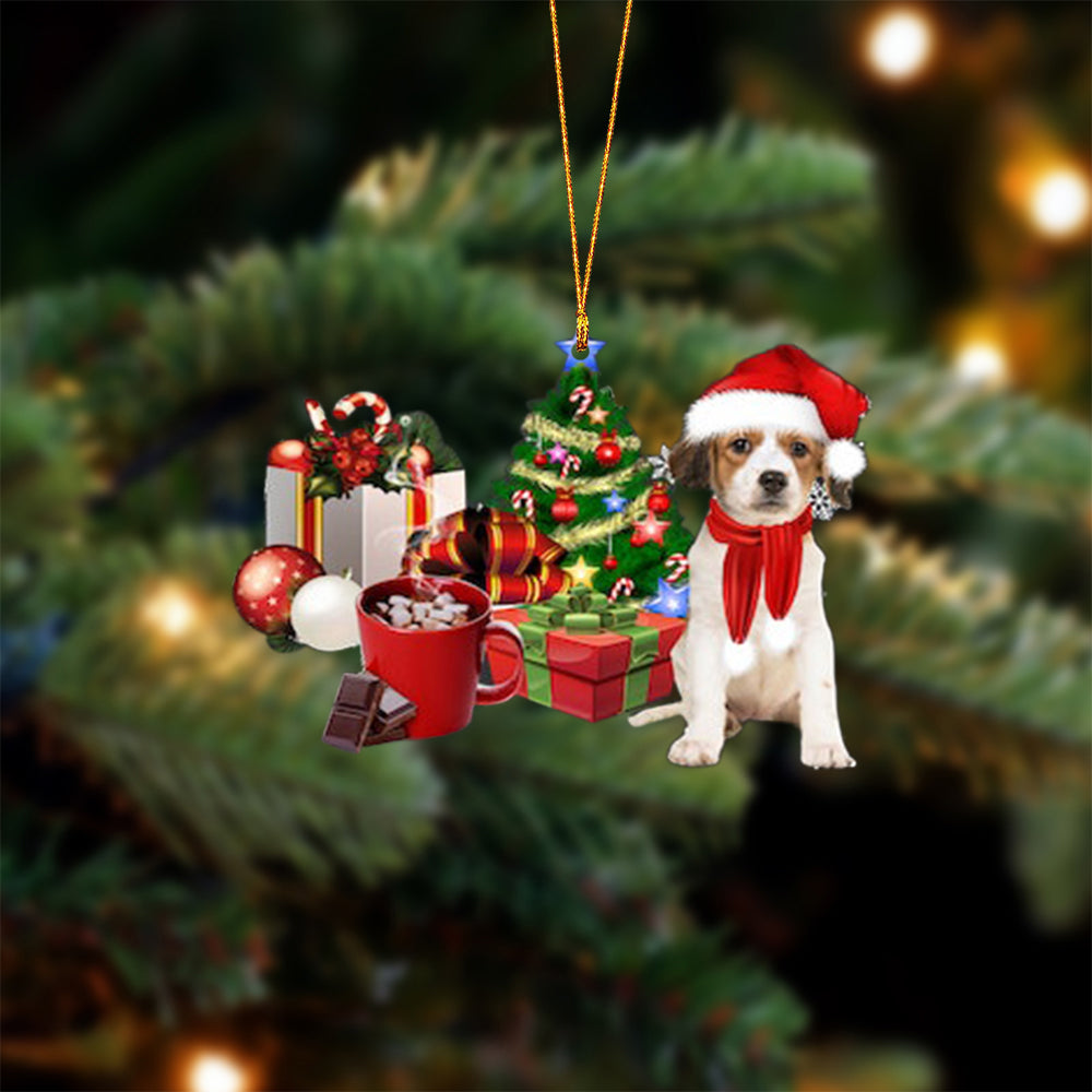 Kooikerhondje-Christmas girl-Two Sided Ornament