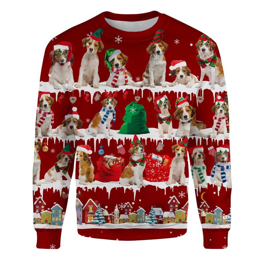 Kooikerhondje - Snow Christmas - Premium Sweatshirt