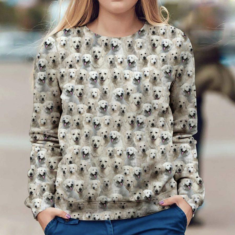 Kuvasz - Full Face - Premium Sweatshirt